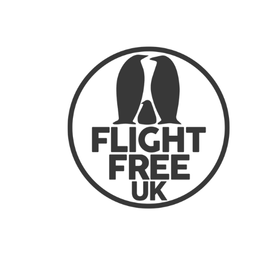 Flight Free UK logo in partnership with Snow Express