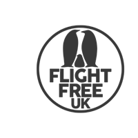 Flight Free UK logo in partnership with Snow Express